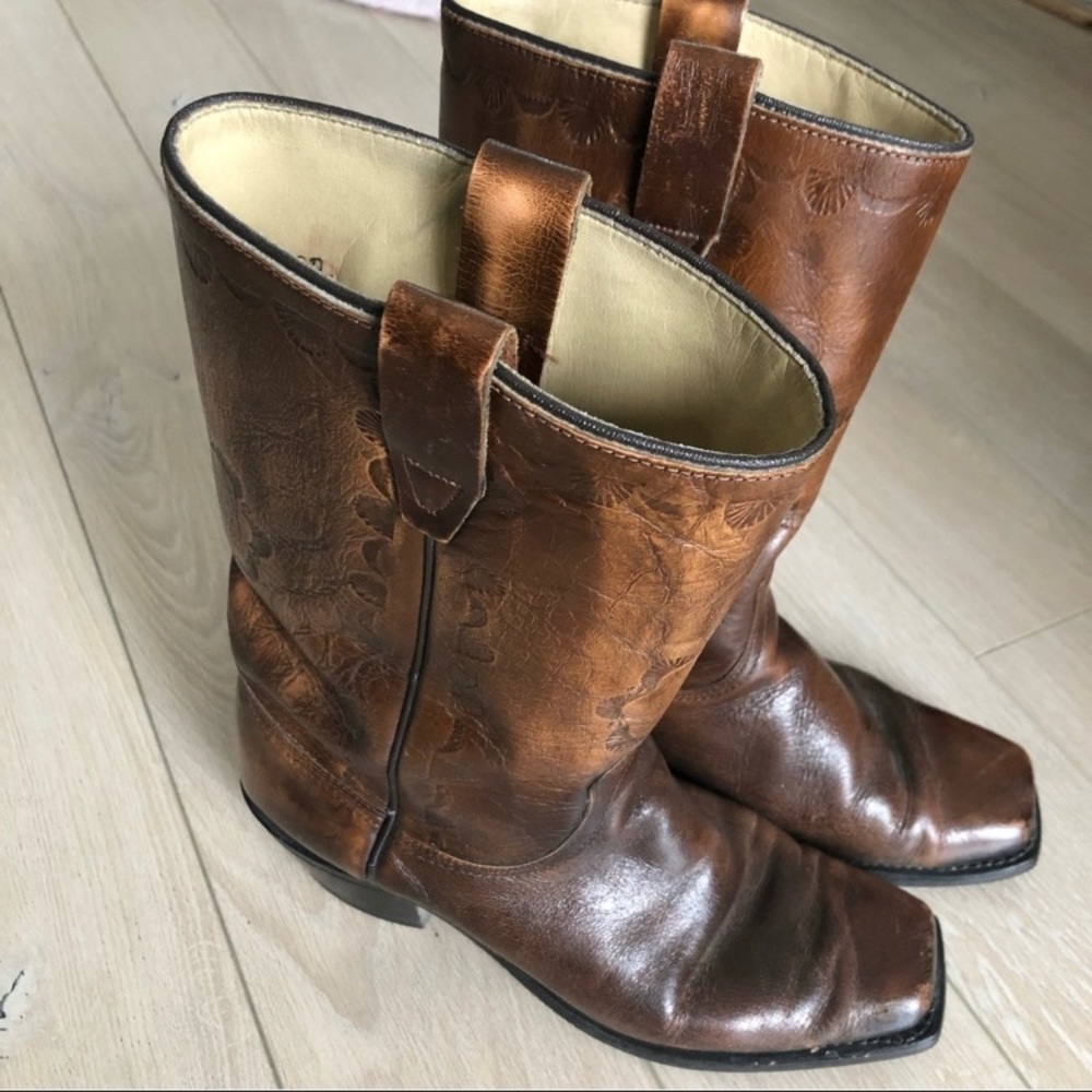 Vintage Wrangler Cowboy Boots